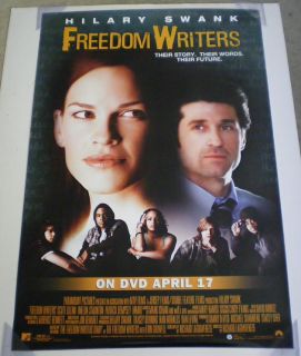 Freedom Writers DVD Movie Poster 1 Sided Original 27x40