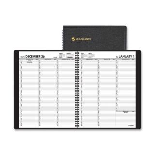   at A Glance Professional Weekly Appointment Book Black Cover