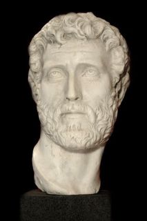 Roman Emperor Antoninus Pius sculpture bust Museum Replica 