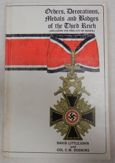 bender book ww2 german orders medals badges vol 1 superb long out of 