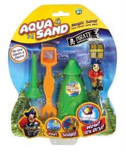 Aqua Sand Magic Pirate Adventure Kids Craft Wit Figures