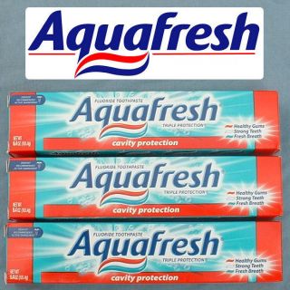 Aqua Fresh Toothpaste Tubes 6 4 oz Each Fresh Aquafresh