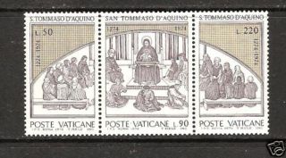 Vatican City 555 7 MNH St Thomas Aquinas Philosopher