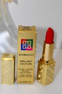 GIVENCHY BRILLANT COUTURE LONG LASTING GLOSSY LIPSTICK ~612 ROUGE 