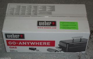 1520 Weber Propane Gas Go Anywhere Grill Portable Uses 1 lb Tanks