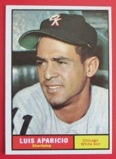 1961 Topps Luis Aparicio 440 White Sox