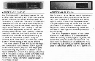 Aphex II Studio Aural Exciter Very Nice Vintage Rack Gear Aphex 2 Axii 