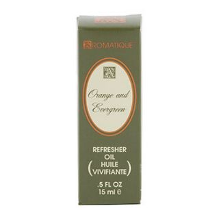 Aromatique Orange Evergreen Scented Refresher Oil 5oz