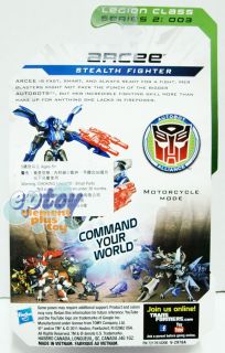 Transformers Prime Cyberveres Legion Class Arcee Action Figure