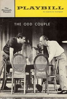 Walter Matthau THE ODD COUPLE Art Carney / Neil Simon 1965 Broadway 