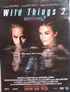 Wild Things 2 Movie Poster Susan Ward Leila Arcieri
