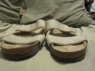 Arcopedico by Elio Parodi Beige Handmade Leather Flip Flops Sandals 