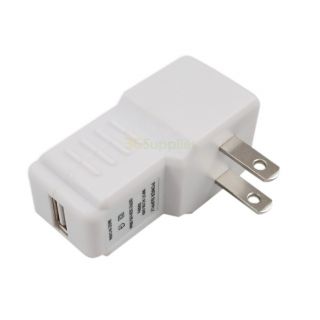 USB AC Wall Travel Charger Adapter for iPhone 4S 4 3GS 3 iPod Touch 