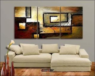 HOT SALE MODERN ABSTRACT HUGE WALL ART OIL PAINTING ON CANVAS +FREE 