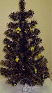 Michigan Wolverines Mini 2 Foot Artificial Christmas Tree + 12 