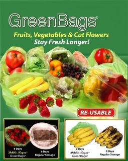 Green Bags 20 Food Saver Bags as Seen on TV