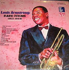 louis armstrong rare items 1935 1944 label format 33 rpm 12 lp stereo 