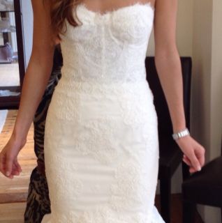 monique lhuillier Arielle Wedding Dress Size 0