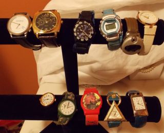 Wristwatch Lot 11 Pieces Shrek 2 Aquatech Milagro Acamas Times Lie 4 