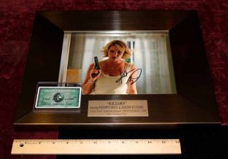 Katherine Heigl Ashton Kutcher Signed Killers Autograph Prop COA DVD 