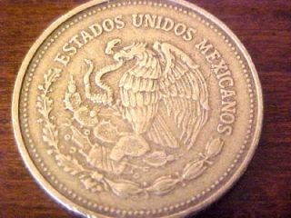 1988 mexican $ 1000 juana de asbaje dragon coin