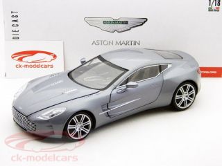 Aston Martin AMR One 77 2010 Silver 1 18 Mondo Motors