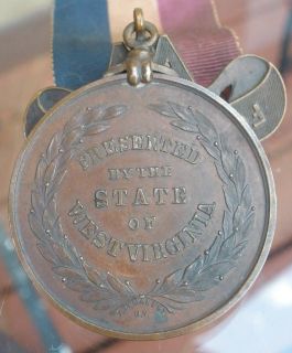 Civil War West Virginia Honorable Discharge Medal Named Soldier 