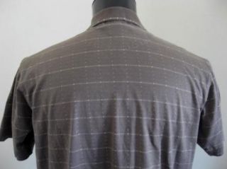 Arnold Palmer Taupe Mercerized Cotton Golf Polo Shirt L
