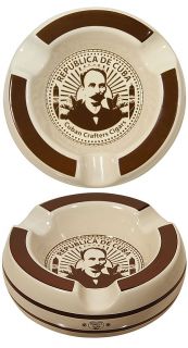 Cuban Crafters Clasico Round Cigar Ashtray Holds 3 Cigars Brand New 