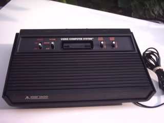 1983 ATARI 2600 Black VADER Replacement Console System ONLY *WORKS 
