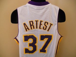 NEW Ron Artest #37 LA Lakers 4XLARGE 4XL ADIDAS SWINGMAN Sewn Jersey 