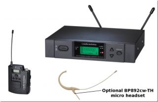 ATW 3110B Audio Technica 3000 Series Frequency Agile True Diversity 