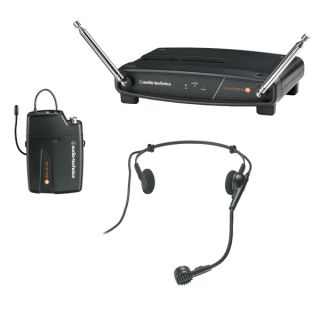 Audio Technica System 8 VHF Headset Microphone Wireless System ATW 801 