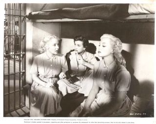 totter jan sterling phyllis thaxter in women s prison 1954