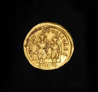   II, ( Flavius Theodosius Junior Augustus ) dating to 402   450 A.D