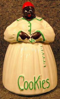 1940s MCCOY USA Aunt Jemima COOKIE JAR   Excellent Paint   RARE+