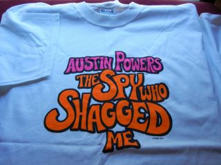 Austin Powers The Spy Who Shagged Me T Shirt BNWOT Mike Myers