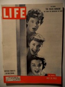 Life Mag July 28 1952 Joan Elan Dorothy B Audrey Dalton