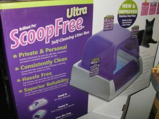 Scoopfree Ultra Automatic Self Cleaning Litter Box New