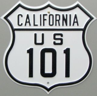 Route 66 Authentic Sign California US 101 18 Gauge Steel