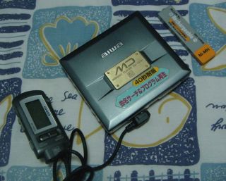 Aiwa MD Portable MiniDisc Mini Disc Player Am HX30 Made in Japan 