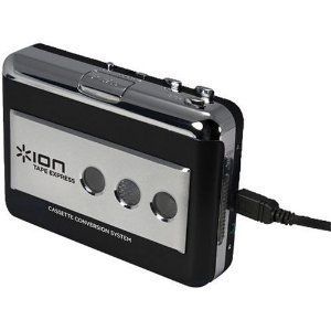 Ion Audio USB Portable Cassette Tape Converter  Player Headphone 