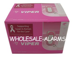 Pink Viper 5701 2 Way Remote Start Car Alarm Keyless