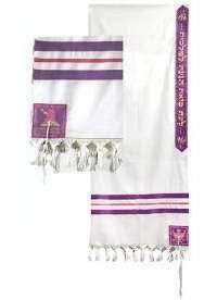 Messianic Jewish Tallit Esther Prayer Shawl 100 Wool