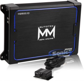 Autotek M2500 1D Monoblock Amplifier 2500W Car Amp New