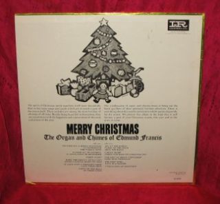 Merry Christmas The Organ Chimes of Edmund Frances Imperial LP9250 
