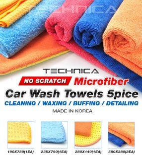   Auto Car Wash Towels Glass Cleaning Cloth Waxing Buffing Detailing