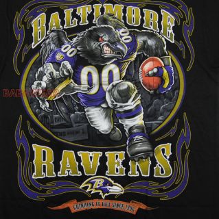 Ravens Running Back T Shirt Black NFL Baltimore Football Baba