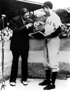 Babe Ruth The Great Bambino, with future U.S. President George H. W 