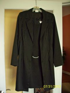 Dillards B Darlin Size 7 8 Black Sheath Dress with Coat washable poly 